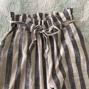 Paperbag linen Pants